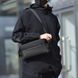 Текстильна сумка слінг чорного кольору Confident ATN02-Z0344A