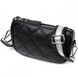 Молодіжна жіноча шкіряна сумка через плече Vintage 22394, Чорний