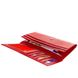 Жіночий практичний зручний червоний шкіряний гаманець CANPELLINI