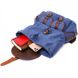 Чоловічий рюкзак з тканини Vintage 22154, Синій