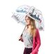 Женский прозрачный механический зонт-трость Fulton The National Gallery Birdcage-2