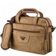 Чоловіча текстильна сумка коричнева для ноутбука Vintage 20178