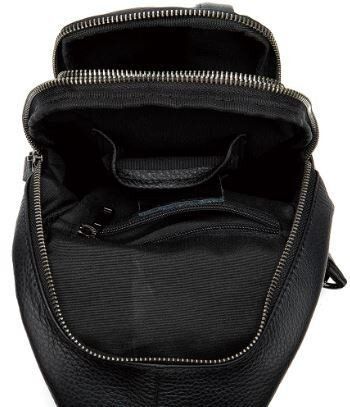Чоловіча шкіряна сумка через плече Vintage 14784 Чорний купити недорого в Ти Купи