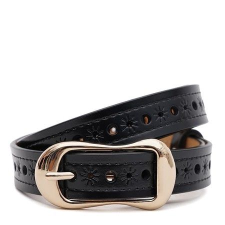 Женский кожаный ремень Borsa Leather CV1ZK-019bl-black купить недорого в Ты Купи