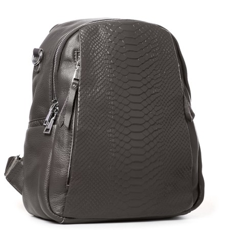 Женская кожаный рюкзак ALEX RAI 8907-9* grey купить недорого в Ты Купи