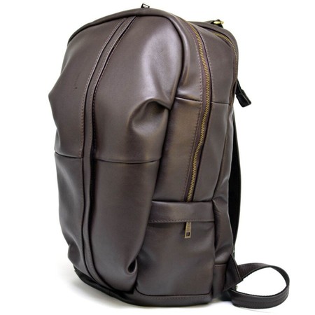 Шкіряний чоловічий коричневий рюкзак TARWA gc-7340-3md купити недорого в Ти Купи
