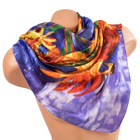 Женский шелковый шарф ETERNO ds-0420-4 купить недорого в Ты Купи