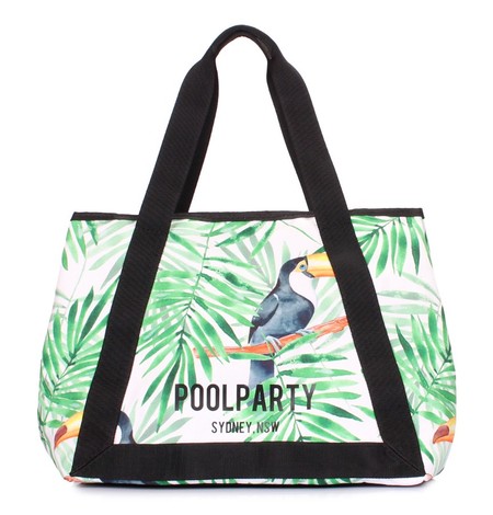 Літня сумка з поліестеру POOLPARTY laguna-tropic купити недорого в Ти Купи