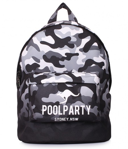 Молодежный текстильный рюкзак POOLPARTY backpack-camouflage купить недорого в Ты Купи
