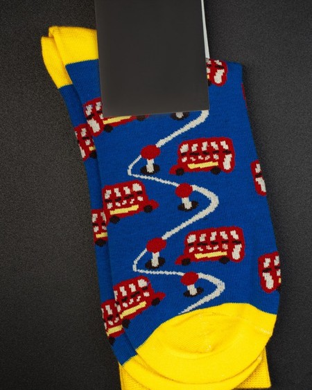 Шкарпетки ISSA PLUS GNS-109 41-48 синій/жовтий купити недорого в Ти Купи
