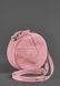 Жіноча шкіряна кругла сумка BlankNote Бон-Бон рожева BN-BAG-11-PINK-PEACH