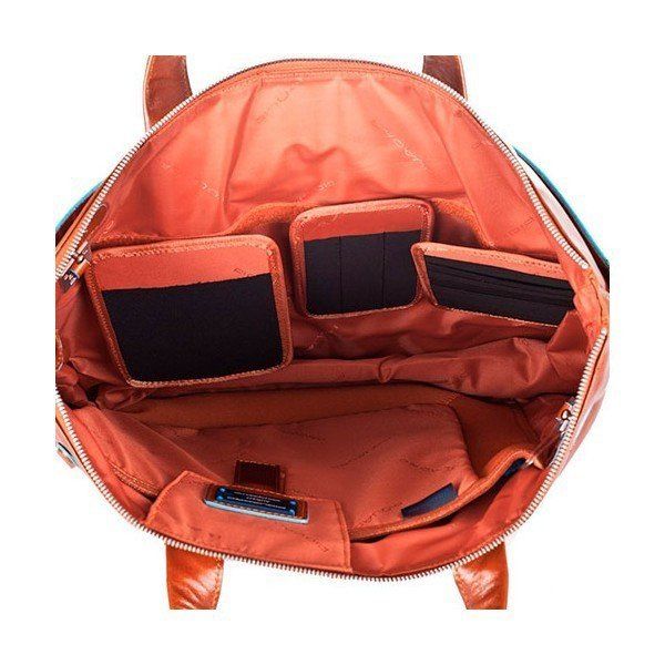 Женская оранжевая сумка Piquadro Blue Square (CA1618B2_AR) купить недорого в Ты Купи