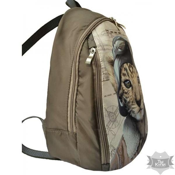 Бежевый рюкзак с принтом EPISODE FRIENDS ЛЬВЕНОК E16S025.29 купить недорого в Ты Купи