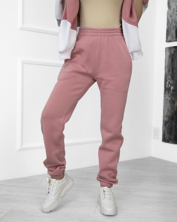 Спортивні штани ISSA PLUS 12272 S рожевий купити недорого в Ти Купи