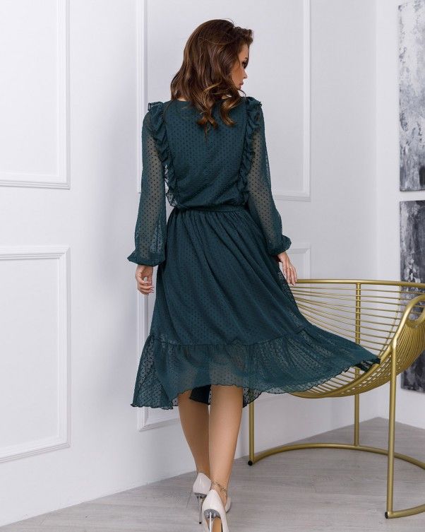 Сукня ISSA PLUS 12286 L зелений купити недорого в Ти Купи