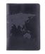 Синяя обложка для паспорта из кожи HiArt PC-02 Синий купить недорого в Ты Купи
