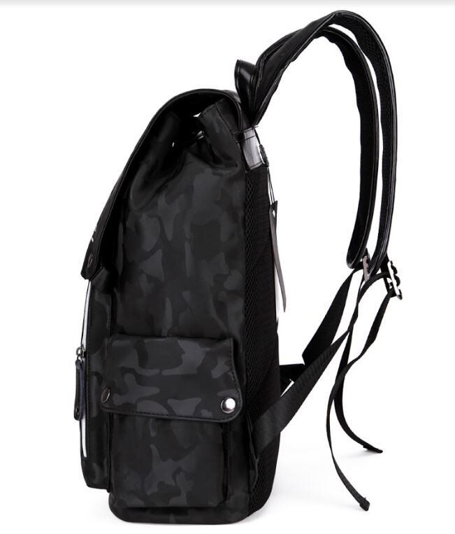 Чоловічий чорний рюкзак Polo 5522 купити недорого в Ти Купи