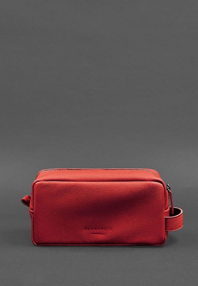 Жіноча шкіряна косметична сумка 6.0 Червоний флотар BN-CB-6-Rubin купити недорого в Ти Купи