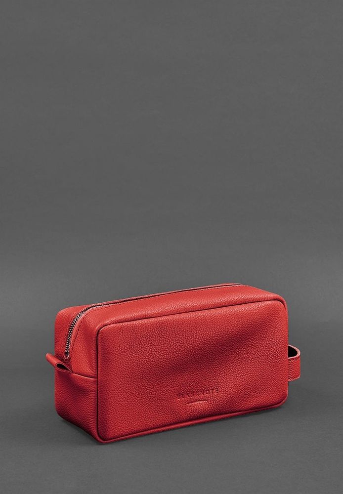 Жіноча шкіряна косметична сумка 6.0 Червоний флотар BN-CB-6-Rubin купити недорого в Ти Купи