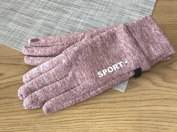 Женские розовые сенсорные стрейчевые перчатки 5171-1s2 М купить недорого в Ты Купи