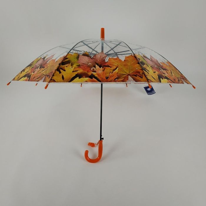 Прозрачный зонт-трость полуавтомат Feeling rain Прозрачный (1315-6) купить недорого в Ты Купи