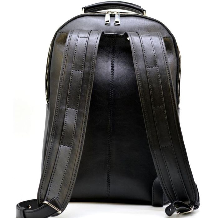 Шкіряний чорний чоловічий рюкзак TARWA ta-4445-4lx купити недорого в Ти Купи