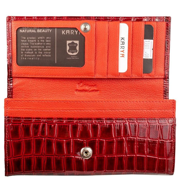 Женский кожаный кошелек KARYA SHI1101-08 купить недорого в Ты Купи