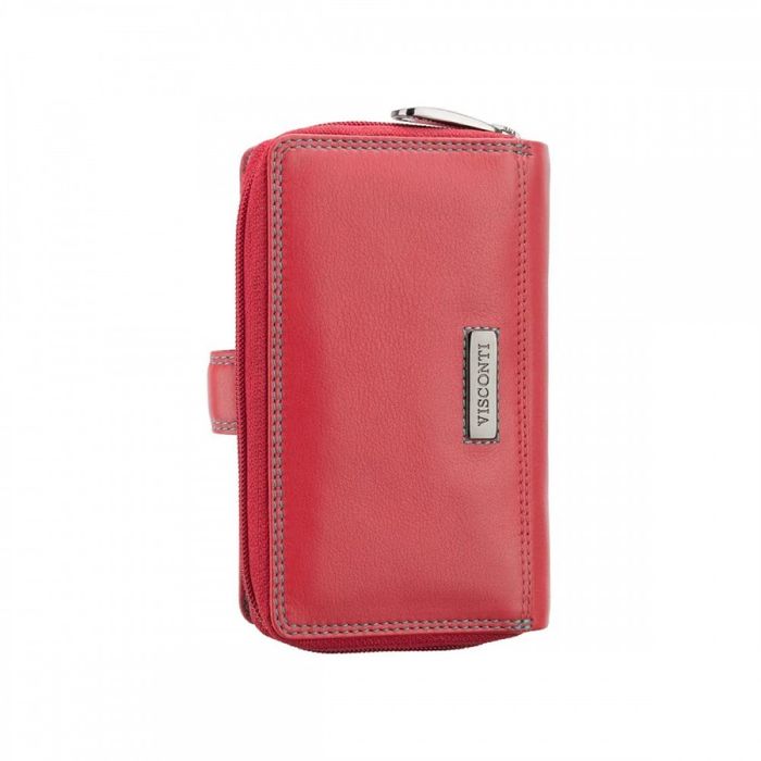 Visconti R13 (червоний/римба) жіночий шкіряний гаманець купити недорого в Ти Купи