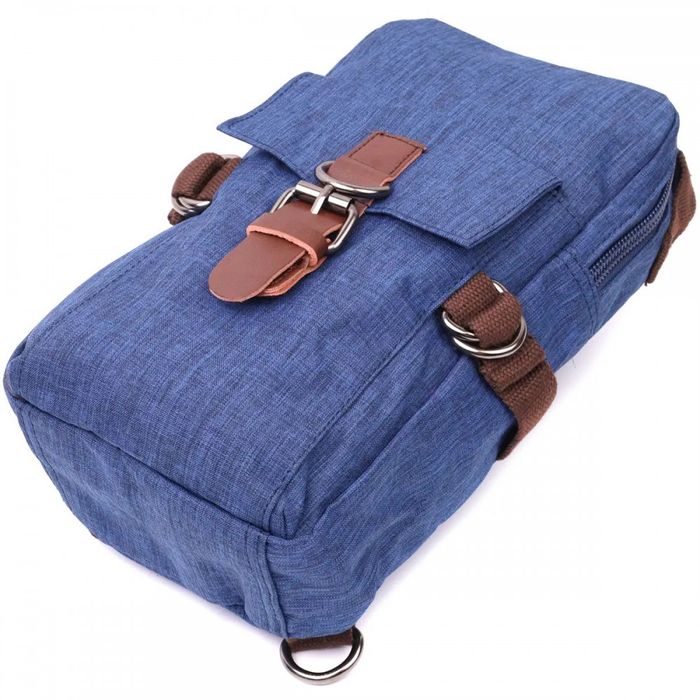 Чоловіча сумка-слінг із текстилю Vintage 22190 купити недорого в Ти Купи