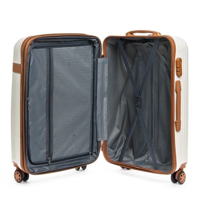 Комплект чемоданов 2/1 ABS-пластик PODIUM 8387 white змейка 31478 купить недорого в Ты Купи