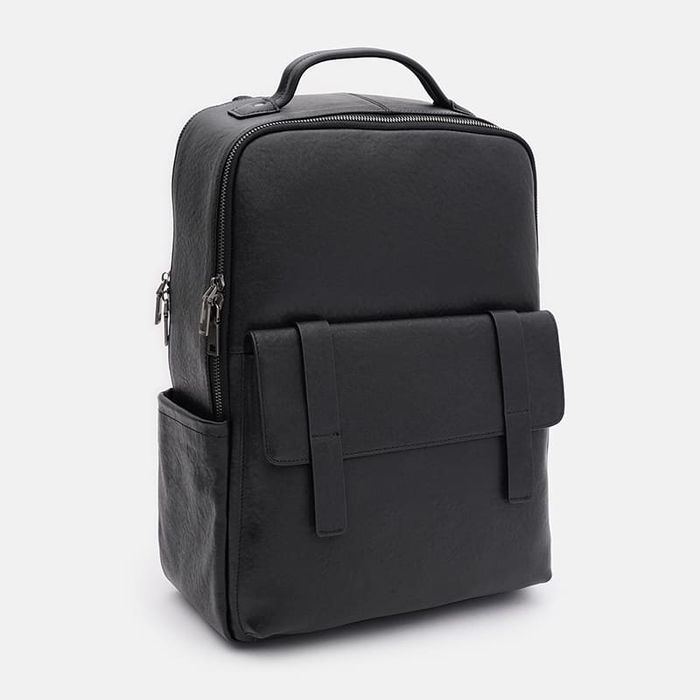 Мужской кожаный рюкзак Ricco Grande K16823bl-black купить недорого в Ты Купи
