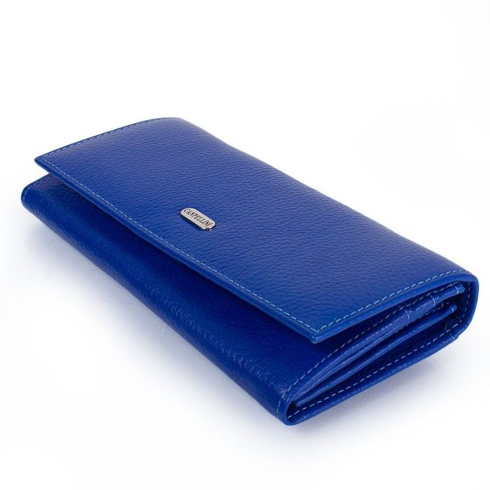 Женский кожаный синий кошелек CANPELLINI SHI2036-304 купить недорого в Ты Купи