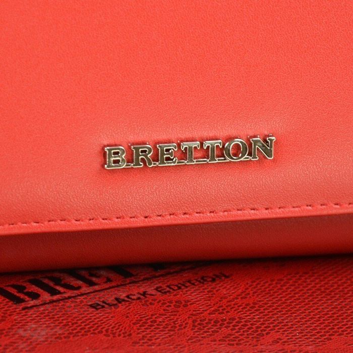 Кожаный кошелек Color Bretton W7232 red купить недорого в Ты Купи