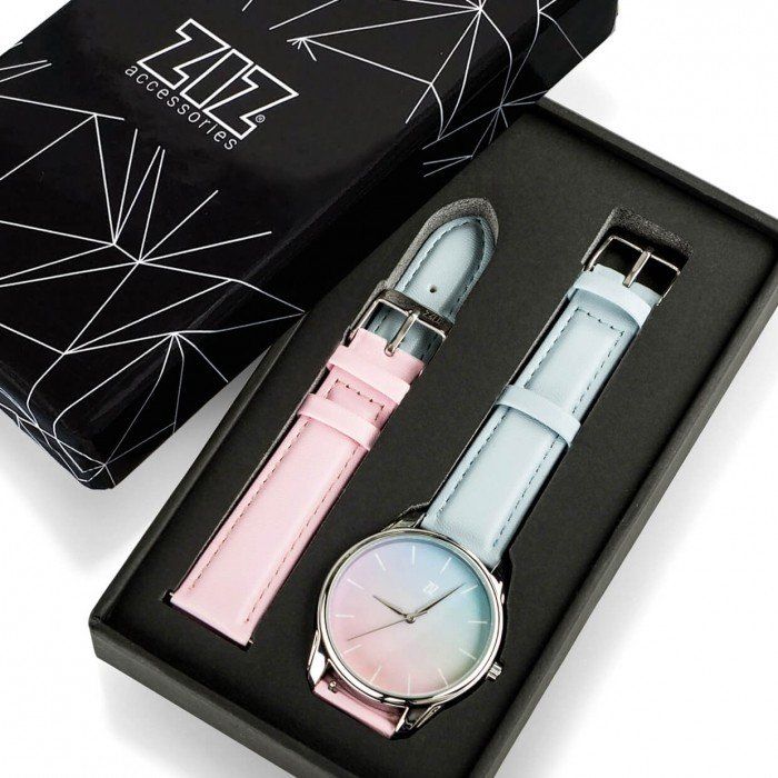 Наручний годинник ZIZ «Рожевий кварц і безтурботність» + додатковий ремінець 4615085 купити недорого в Ти Купи