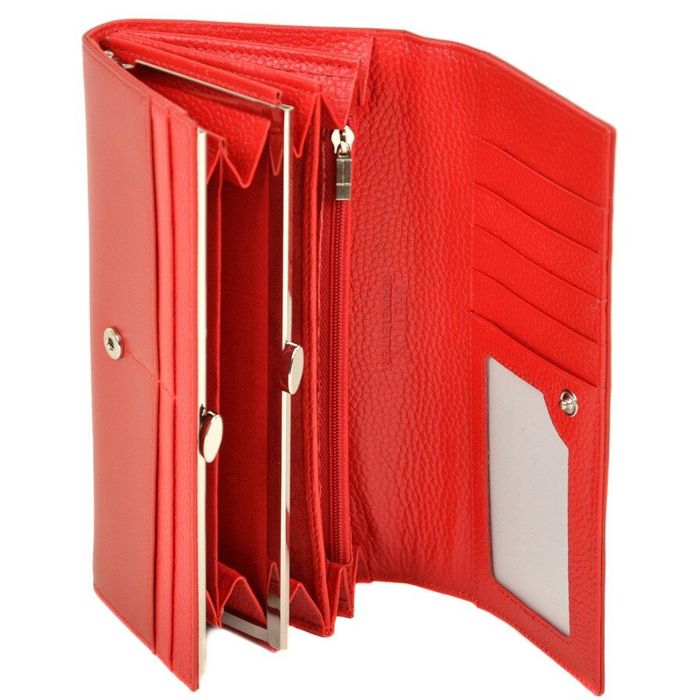 Шкіряний гаманець Color Bretton W7232 red купити недорого в Ти Купи