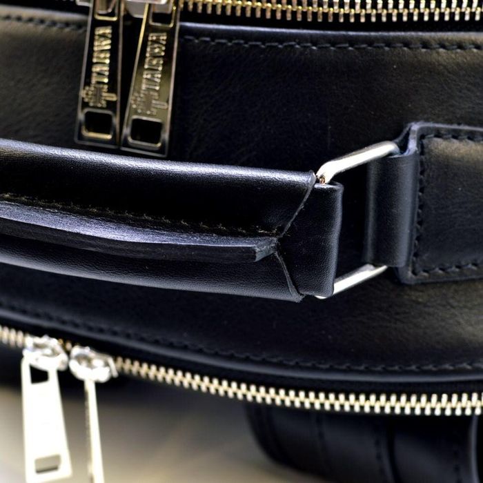 Кожаный черный мужской рюкзак TARWA ta-4445-4lx купить недорого в Ты Купи