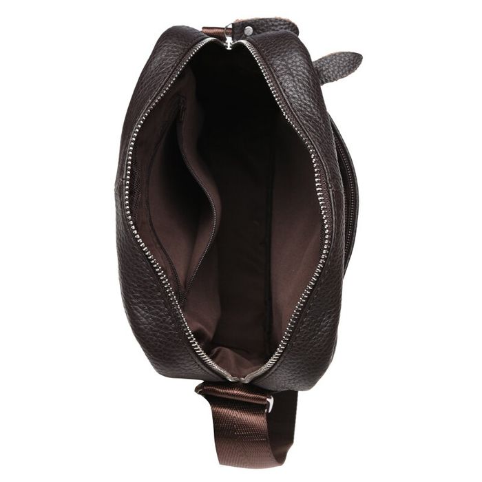 Мужская кожаная сумка через плечо Keizer K19980-brown купить недорого в Ты Купи