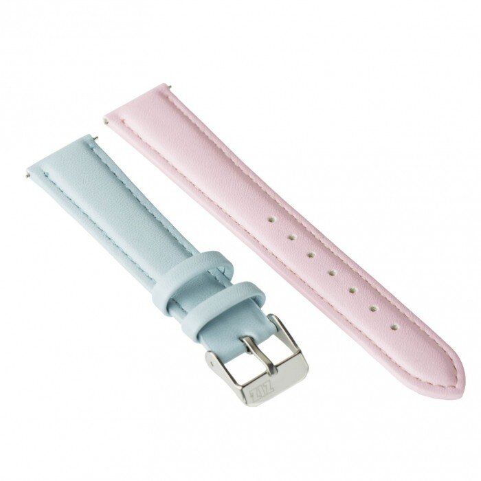 Ремешок для часов ZIZ голубо - розовый, серебро 4700085 купить недорого в Ты Купи