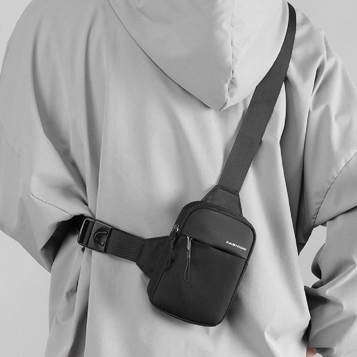 Текстильная мужская сумка через плечо Confident ATN02-2042A купить недорого в Ты Купи