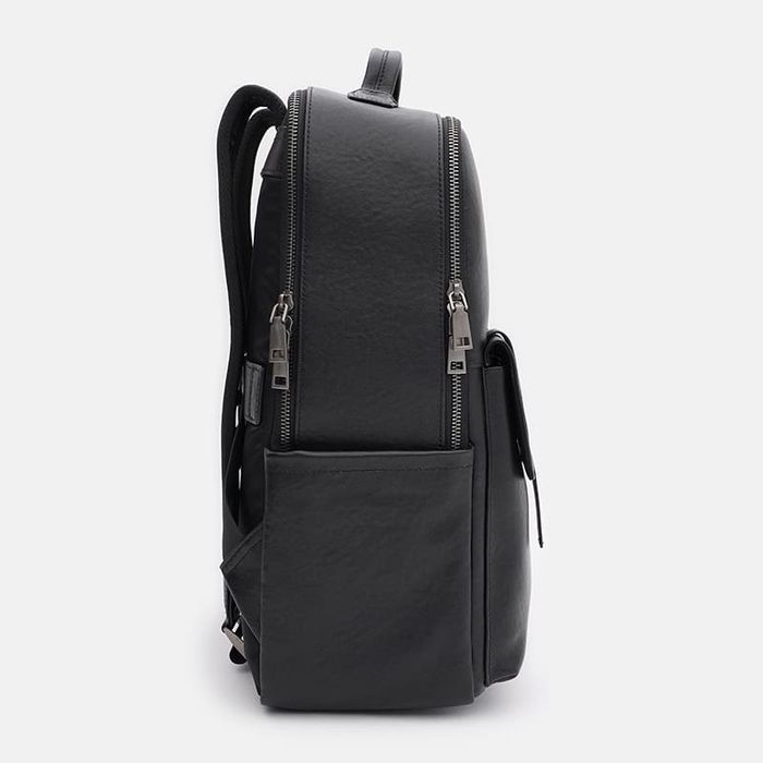 Мужской кожаный рюкзак Ricco Grande K16823bl-black купить недорого в Ты Купи