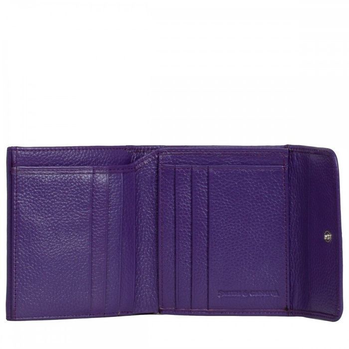 Шкіряний жіночий гаманець Smith and Canova 28611 Haxey (Purple) купити недорого в Ти Купи