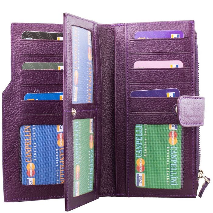 Кожаный кошелек CANPELLINI SHI713-95 купить недорого в Ты Купи