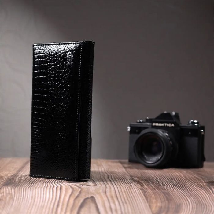 Жіночий лаковий шкіряний гаманець ST Leather 22679 купити недорого в Ти Купи