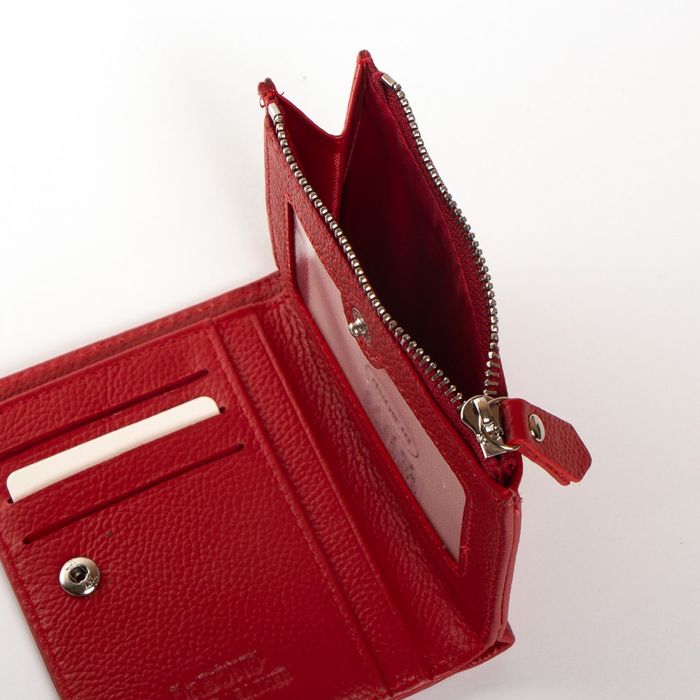 Женский кожаный кошелек Classik DR. BOND WN-23-10 red купить недорого в Ты Купи