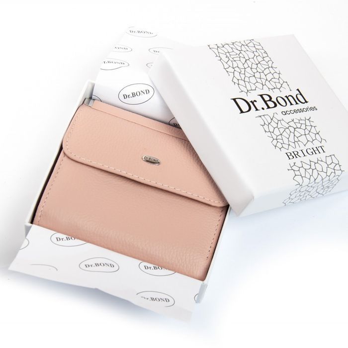 Женский кожаный кошелек Bright DR. BOND WS-33 pink купить недорого в Ты Купи