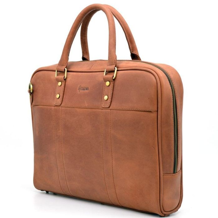Мужская кожаная сумка-портфель TARWA rb-4765-4lx Коричневый купить недорого в Ты Купи
