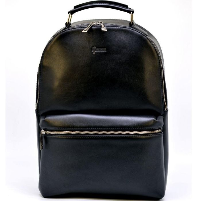 Шкіряний чорний чоловічий рюкзак TARWA ta-4445-4lx купити недорого в Ти Купи