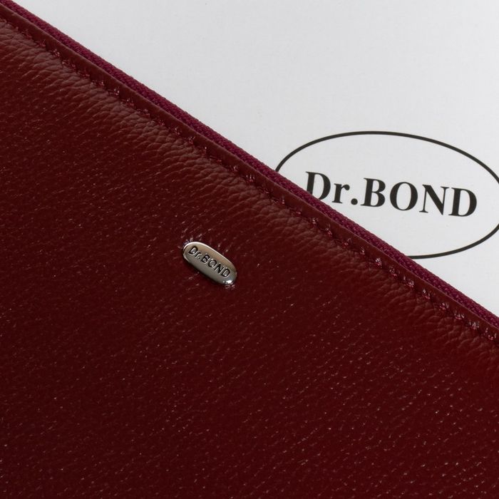 Кожаный женский кошелек Classic DR. BOND W38 bordo купить недорого в Ты Купи