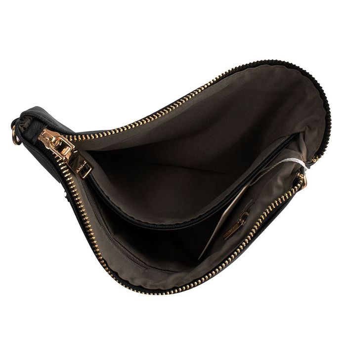 Жіноча сумка-клатч зі шкірозамінника AMELIE GALANTI A991705-black купити недорого в Ти Купи