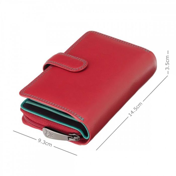 Visconti R13 (червоний/римба) жіночий шкіряний гаманець купити недорого в Ти Купи